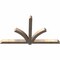 Ekena Millwork Redmond Smooth Timber Gable Bracket, Douglas Fir, 72"W x 42"H x 3 1/2"D x 3 1/2"F, 14/12 Pitch GBW072X42X0404RED00SDF - alternate 3